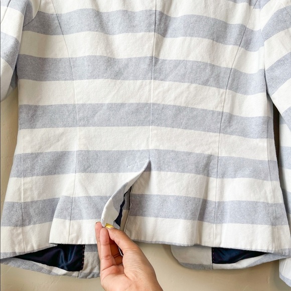 Merona Blue and White Striped Blazer - Picture 13 of 16